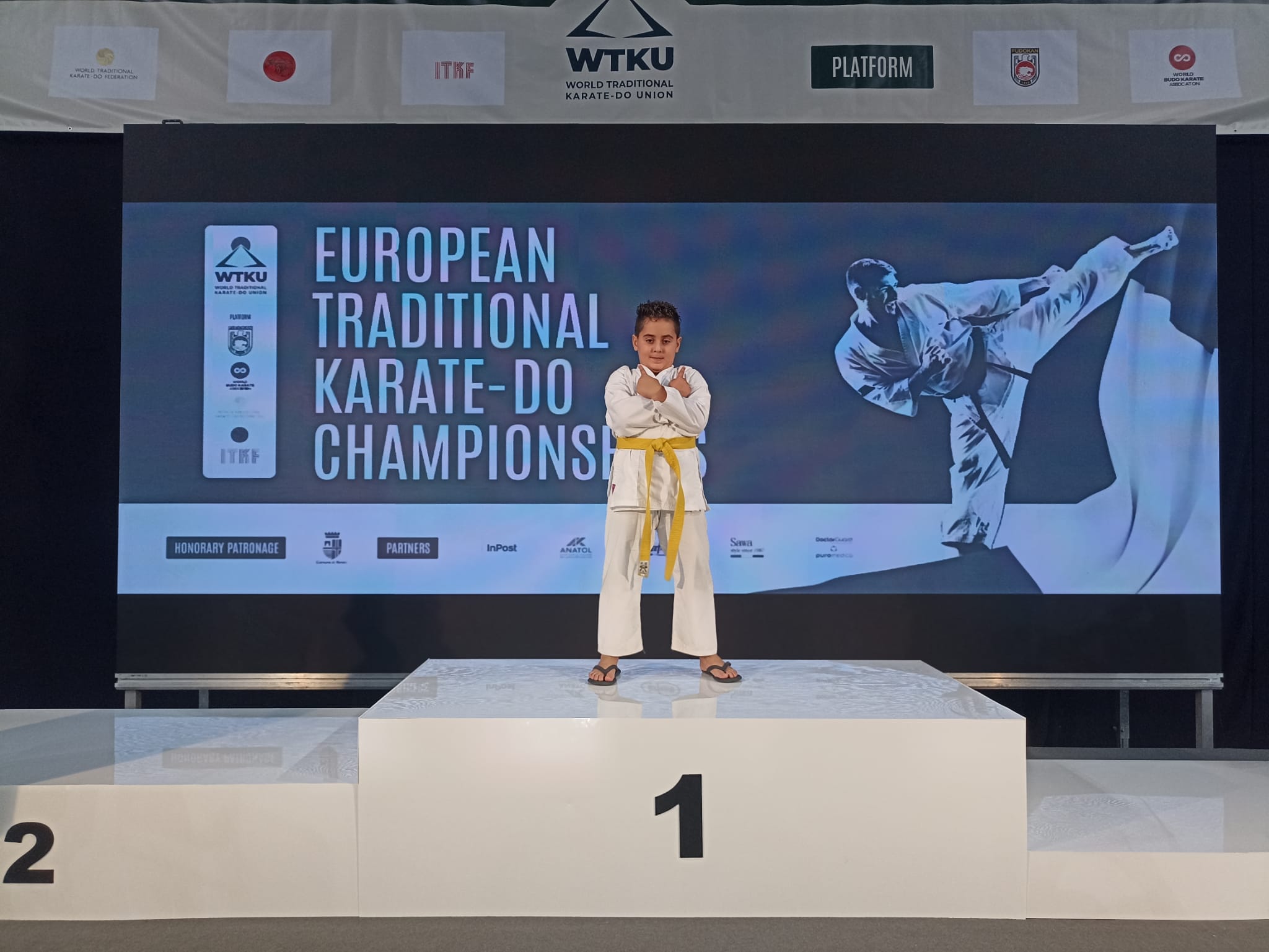 Karate, Jonathan Grillo vince titolo europeo kata children