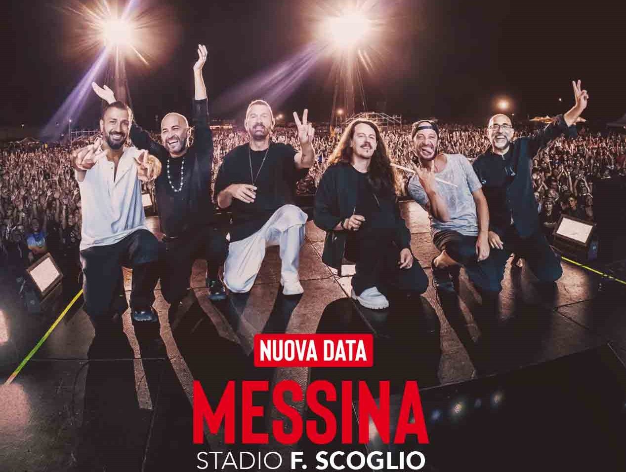 I Negramaro di nuovo a Messina, stavolta al Franco Scoglio