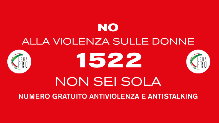 La Serie C Now grida “No alla violenza sulle donne”