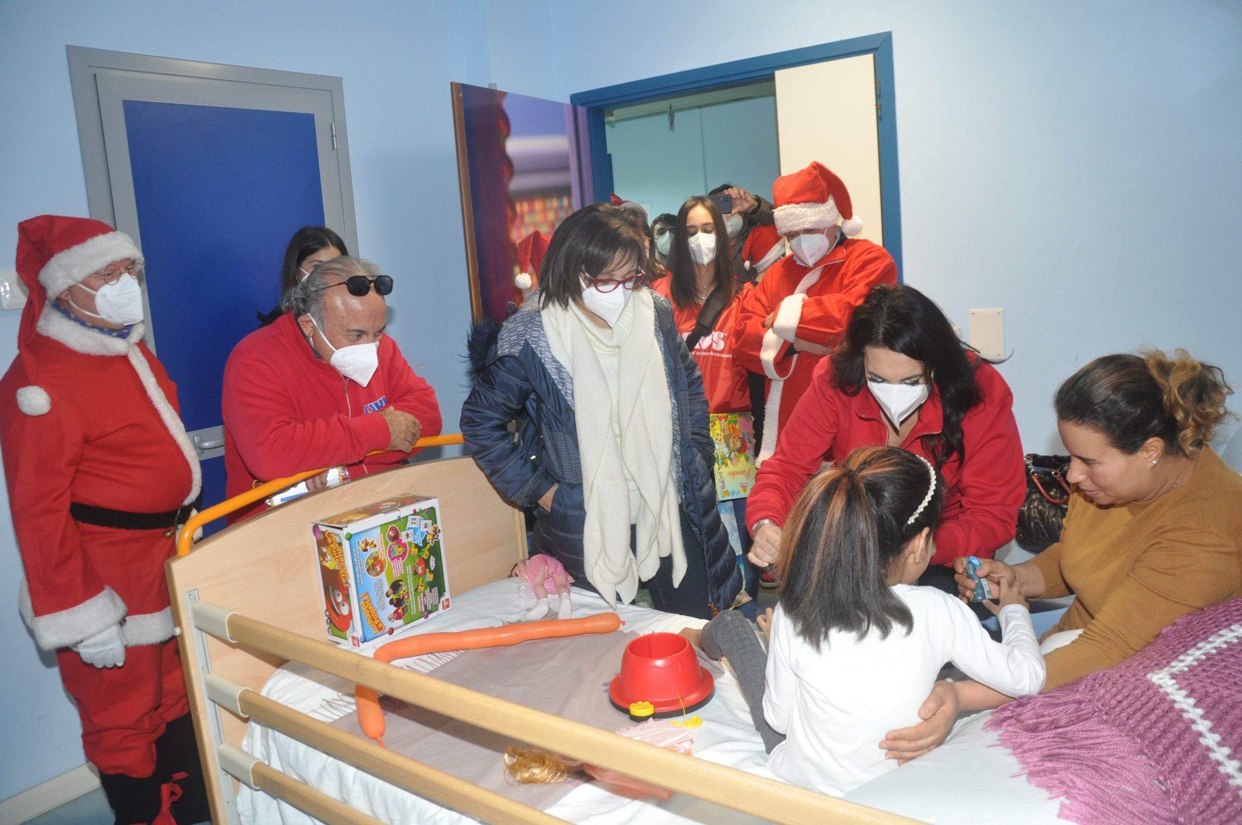 Babbo Natale al reparto di Neuropsichiatria del Policlinico