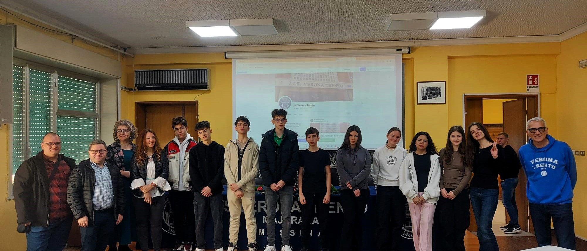 Erasmus+, studenti di una scuola romena visitano l’IIS Verona Trento