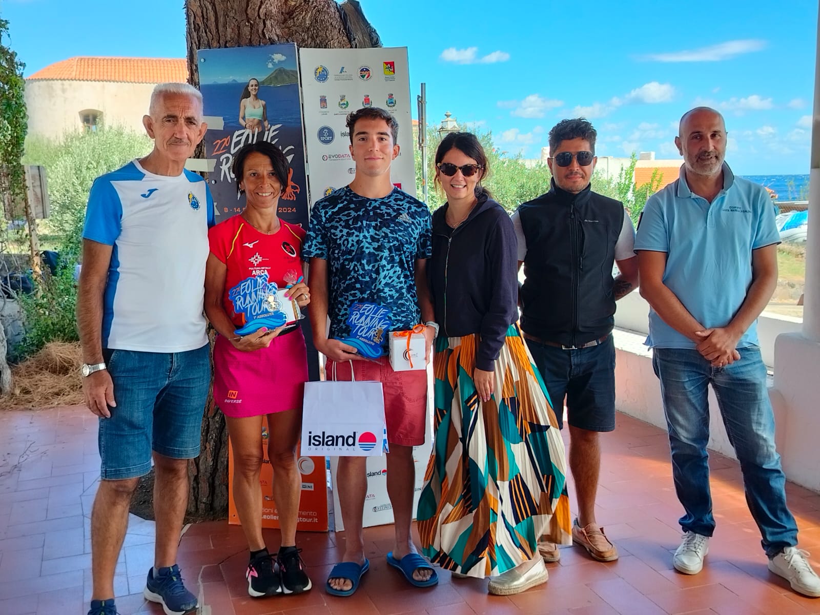Concluso il giro podistico delle Isole Eolie