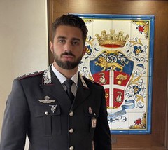 Il capitano D’Errico alla guida della Compagnia di Barcellona