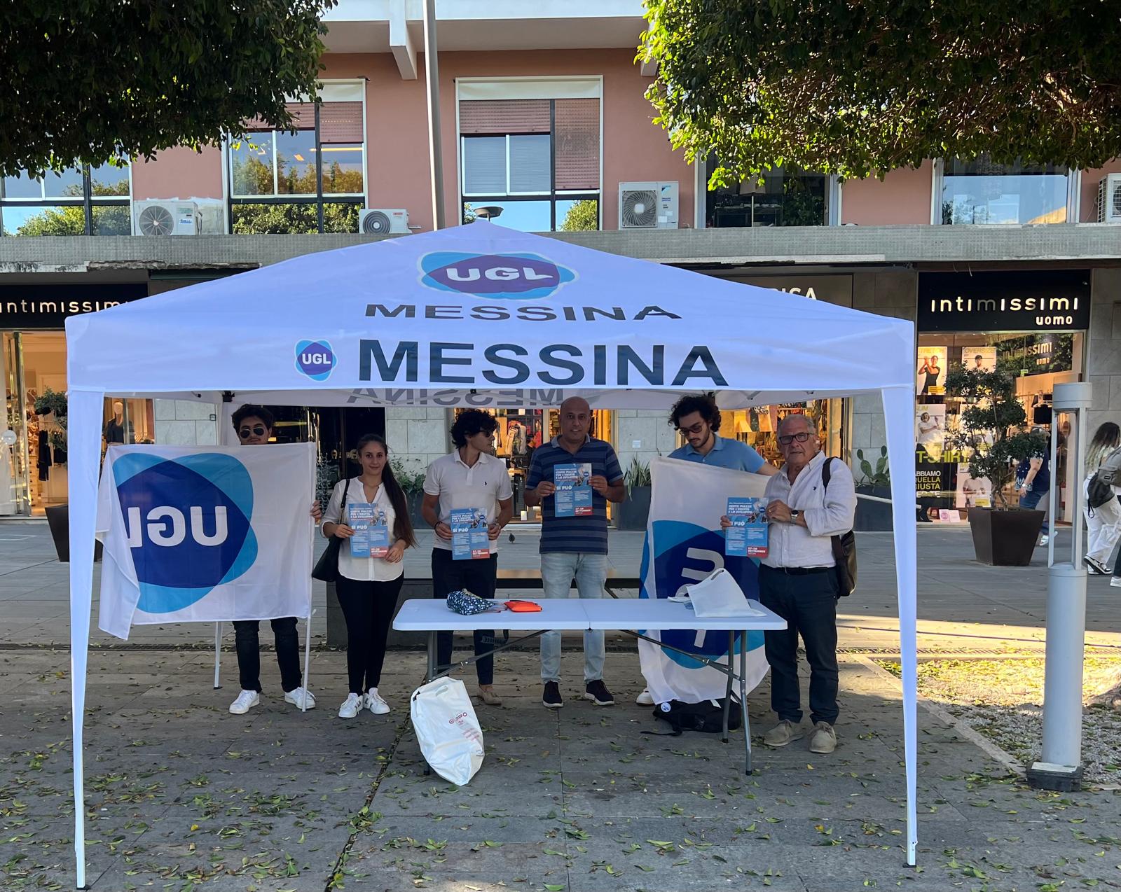 Ugl in piazza anche a Messina contro la Finanziaria