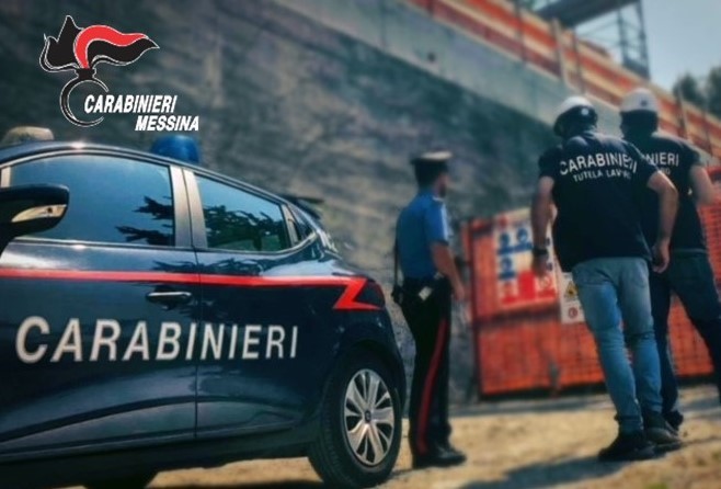 Cantiere non in regola sospeso dai carabinieri