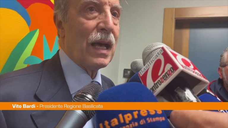 Crisi Idrica, Bardi “In Basilicata risolveremo il problema”