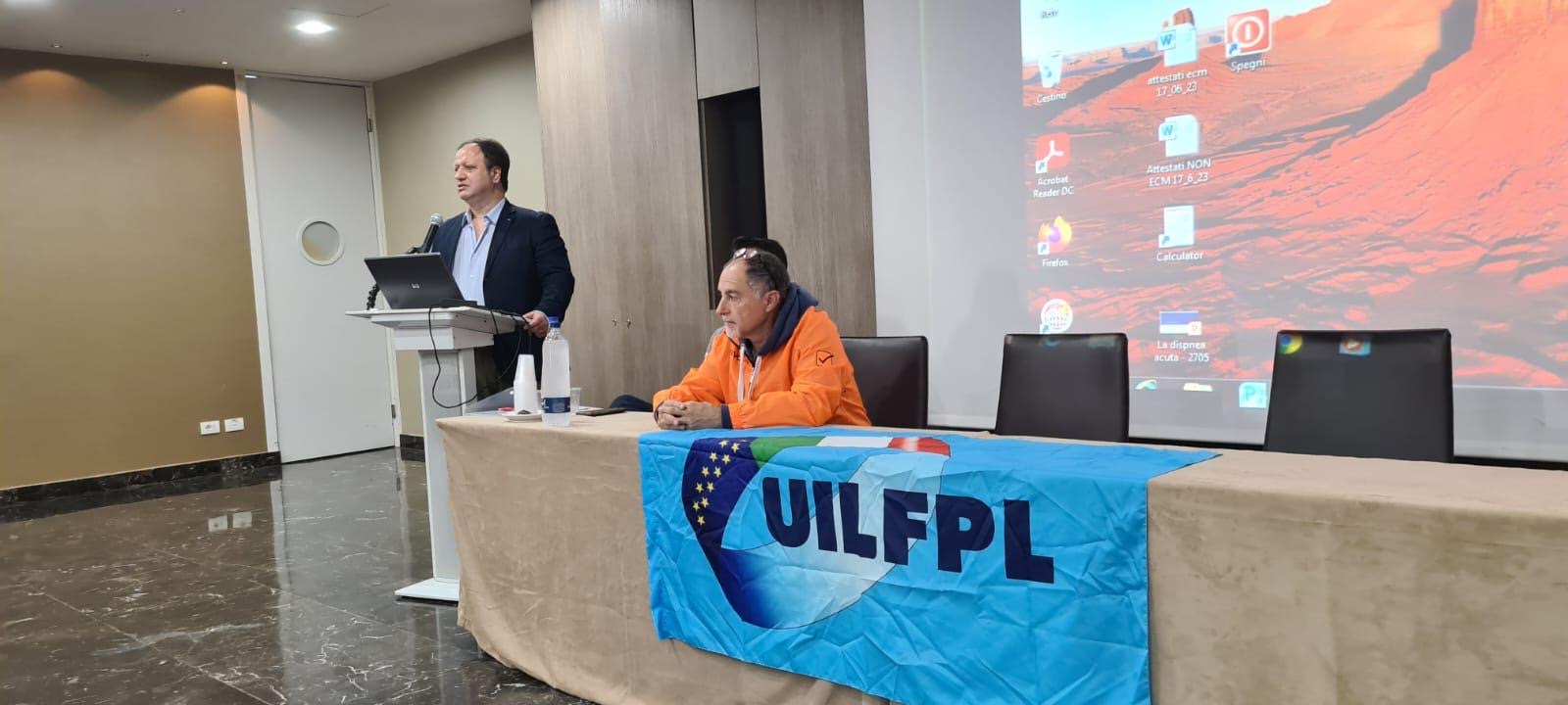 Formazione della Uil-Fpl a Roccalumera con “vista” su ospedale Taormina