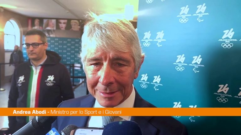 Milano-Cortina, Abodi “Sintonia totale, c’è monitoraggio costante”