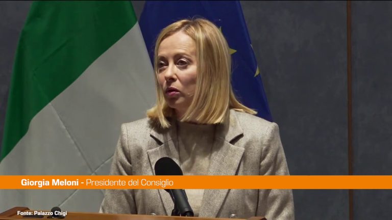 Meloni “Governo determinato ad andare avanti sul protocollo Albania”