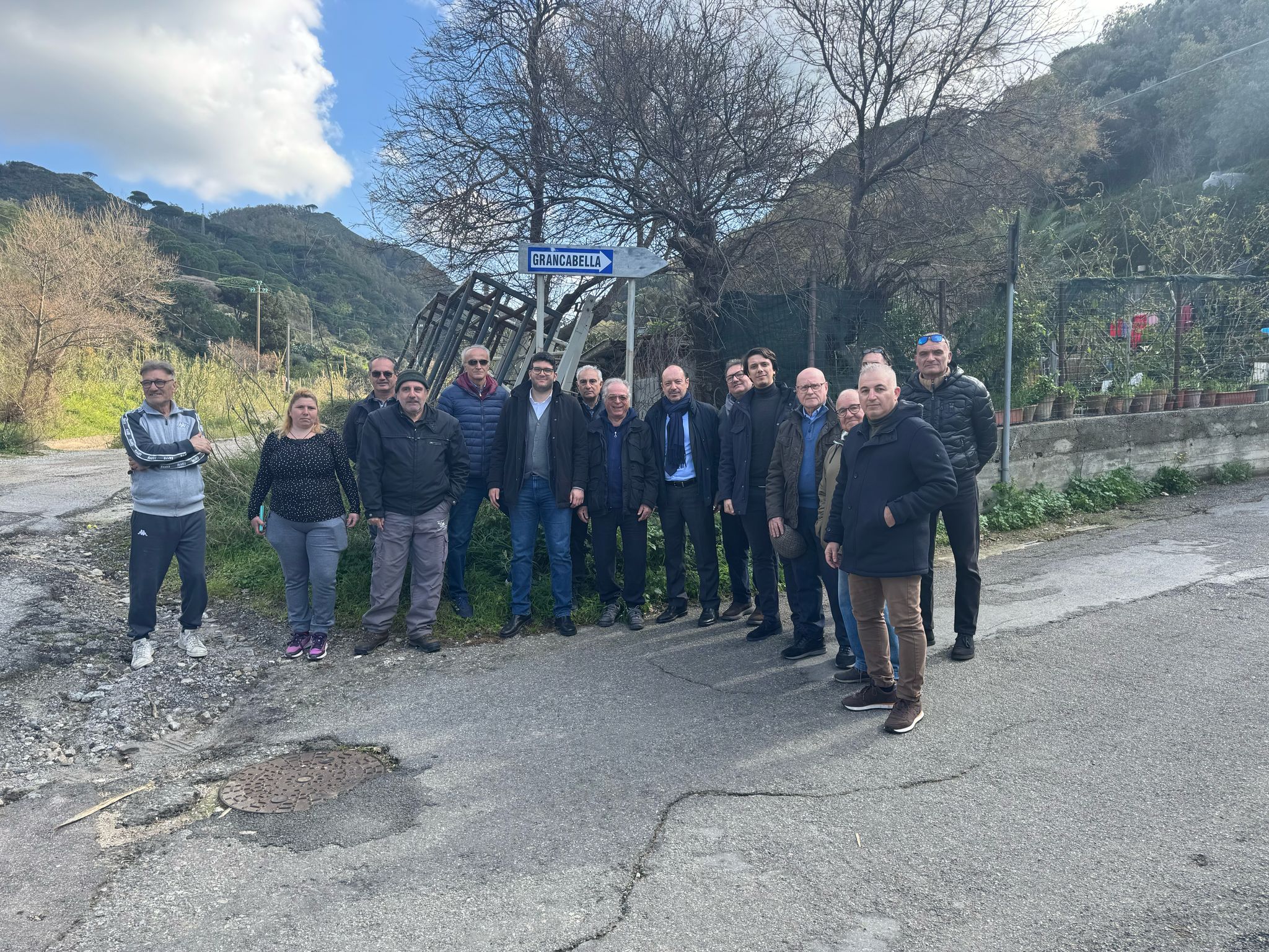 Sopralluogo a Rodia, in Contrada Grancabella, sollecitato da Carbone (FdI)