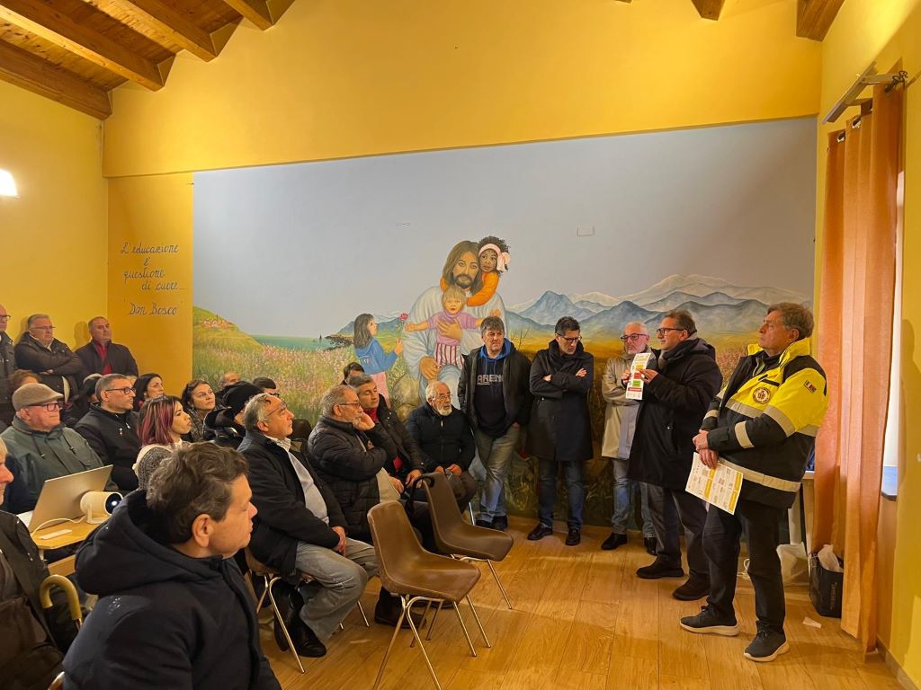 Maltempo, la Protezione civile incontra i cittadini di Zafferia