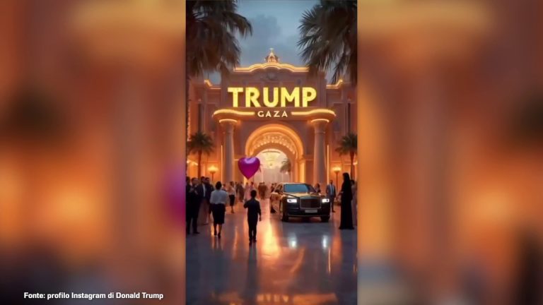 Il surreale video di Trump con l’IA sul futuro di Gaza