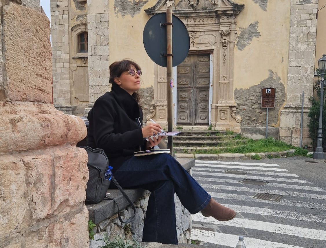 Mostra della pittrice Marchese alla Mondadori