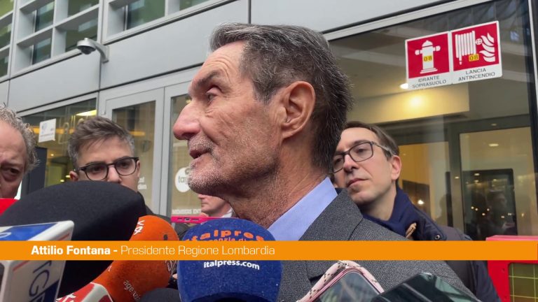 Fontana “Tensioni Lega-FI? Normale dialogo interno alla maggioranza”