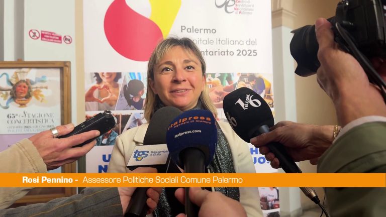 Palermo capitale Volontariato, Pennino “Passaggio testimone da Trento”