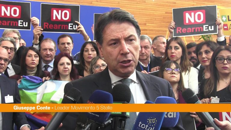 Difesa, Conte “Non vogliamo l’Europa delle armi”