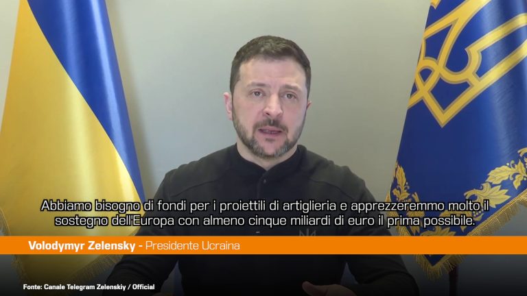 Zelensky ai leader Ue “Sì a piano da 5 miliardi e ReArm Europe”