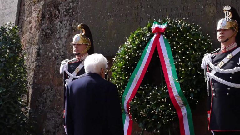 Mattarella all’81° anniversario dell’eccidio delle Fosse Ardeatine