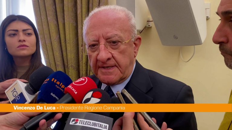 UE, De Luca “Deviare i fondi sul riarmo sarebbe tragedia per il Sud”