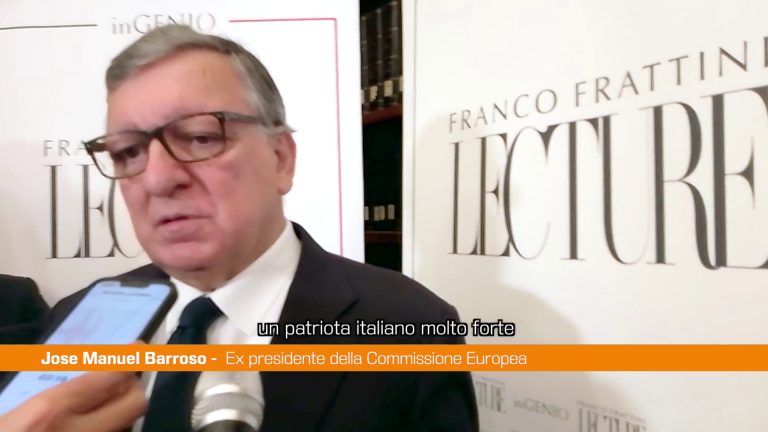 Ue, Barroso “Frattini grande europeista e patriota”