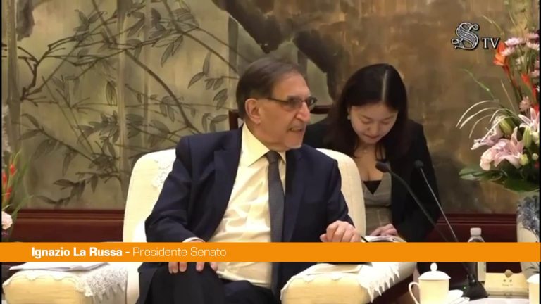La Russa in Cina “Positivo confronto tra diverse visioni del mondo”