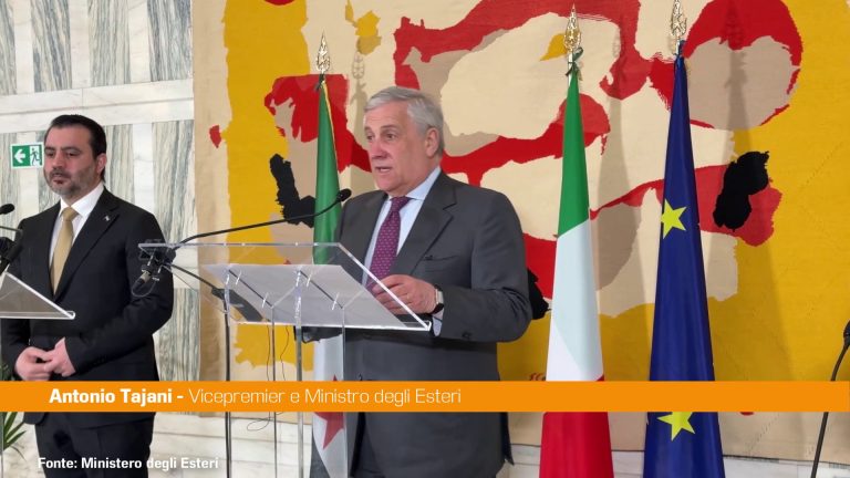 Siria, Tajani “Transizione sia pacifica e inclusiva”