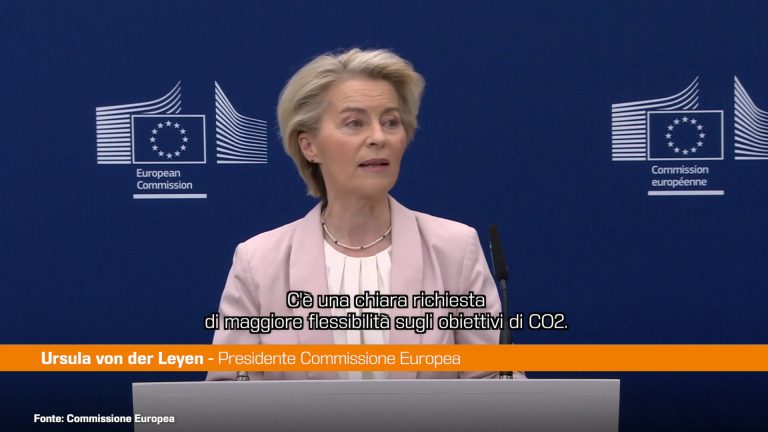 Automotive, Von der Leyen “Tre anni per adeguarsi ai target CO2”