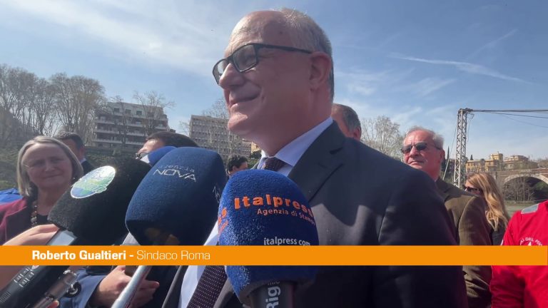 Nuovo parco d’affaccio sul Tevere, Gualtieri “Luogo vivo, non statico”