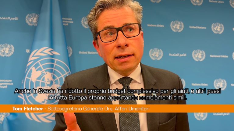 Onu,Fletcher sugli aiuti umanitari dell’Italia “Devo essere ottimista”