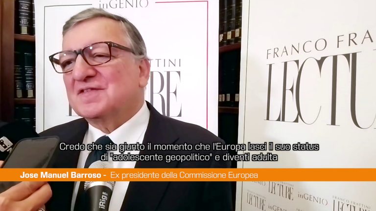 Ue, Barroso “Arrivato momento che Europa pensi a sua difesa”