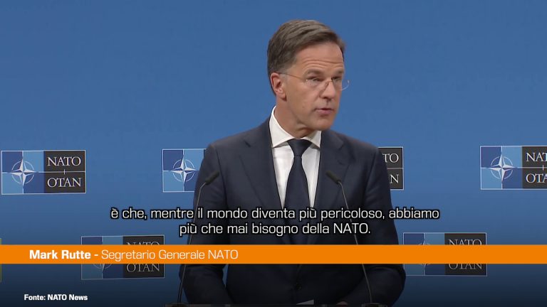 Difesa, Rutte “Abbiamo più che mai bisogno della Nato”
