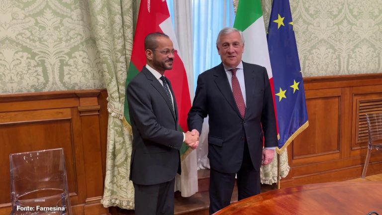 Tajani incontra il ministro degli Esteri dell’Oman