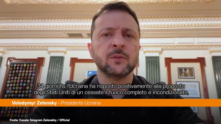 Zelensky “Putin non vuole il cessate il fuoco”