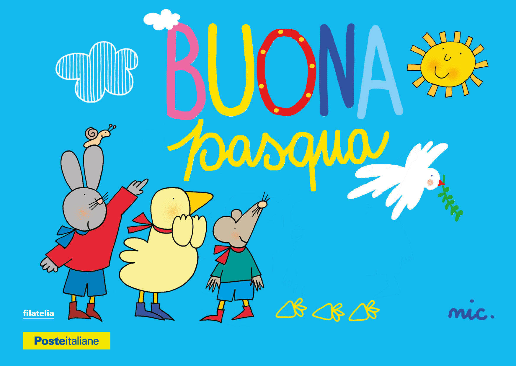 Poste, cartolina per Pasqua negli uffici del messinese