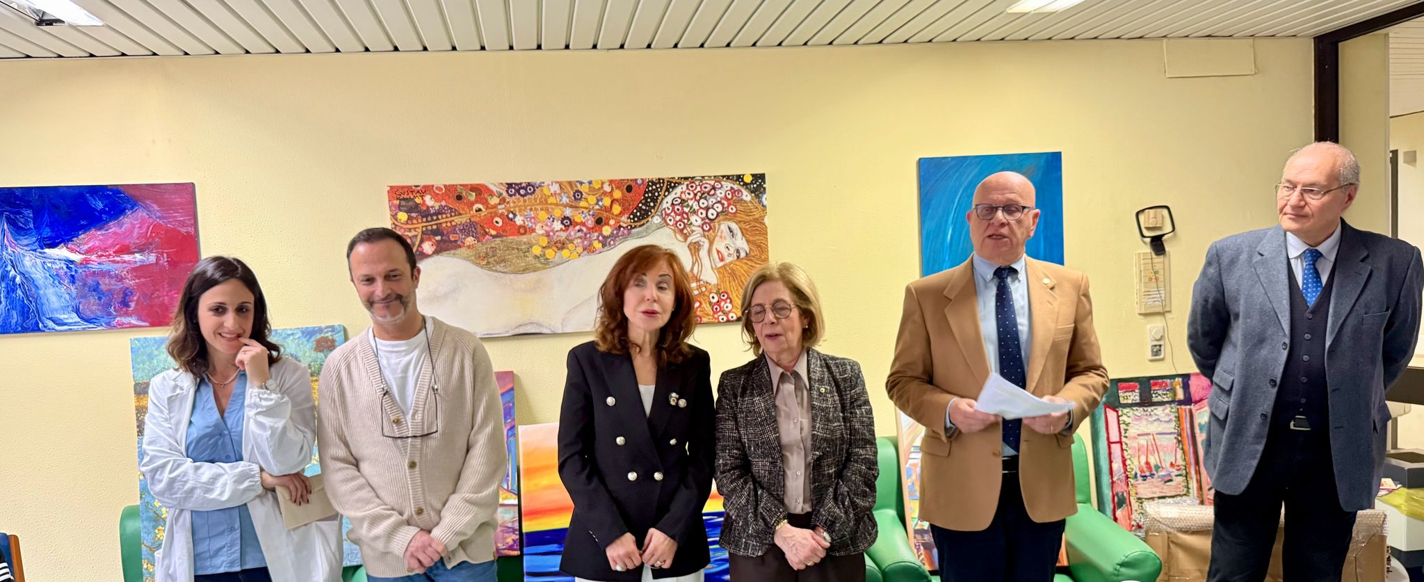 Hospice Asp Messina, consegna pannelli artistici per un percorso psico-sensoriale che migliori la  vita dei pazienti
