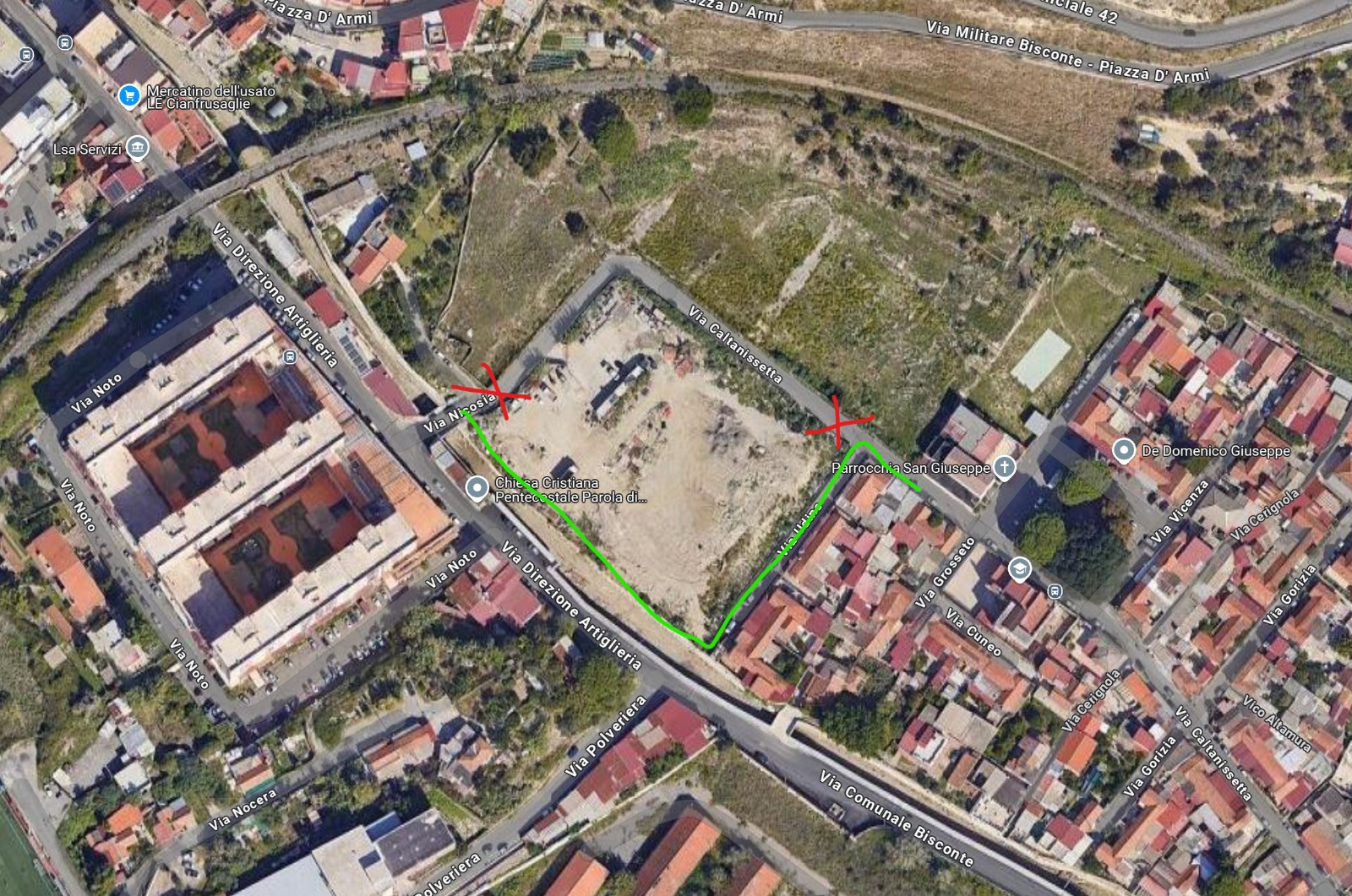 Bisconte, una strada alternativa al cantiere, Geraci (M5S): “Accolta la mia proposta, il villaggio non sarà isolato”