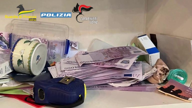 Operazione a Udine, 6 arresti e 4 sequestri di immobili