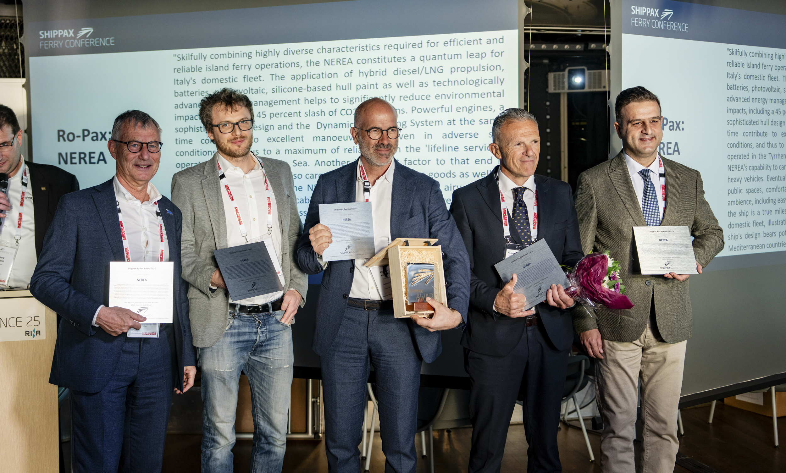 La Nerea di “C&T” premiata agli Shipping Award