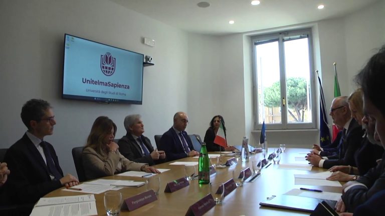 Il presidente dell’Estonia Karis visita UnitelmaSapienza