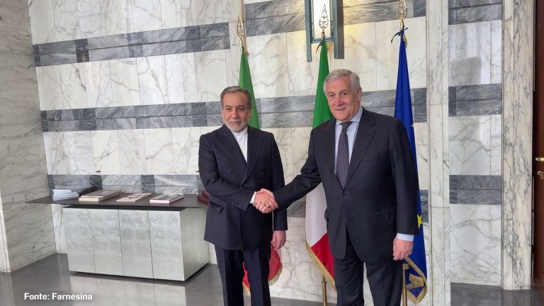 Incontro fra Tajani e ministro Esteri iraniano Araghchi