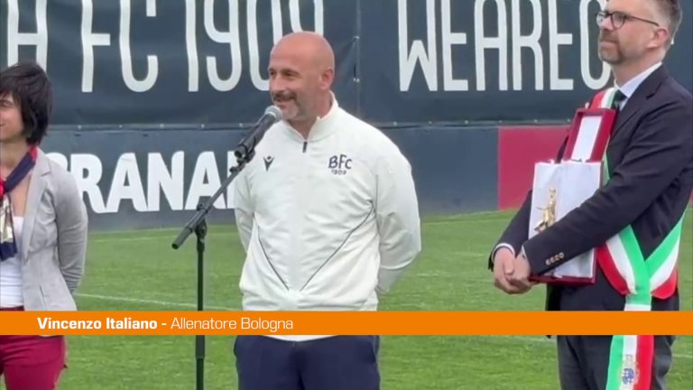 Nettuno d’oro a Italiano “Fiero aver dato gioia a bolognesi”