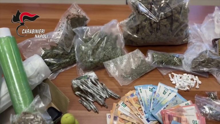 Traffico di droga e associazione mafiosa, 21 misure cautelari a Napoli