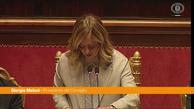 Meloni “La politica estera italiana ha una identità chiara”