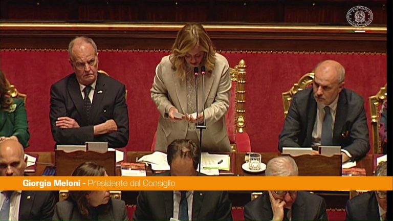 Meloni “Spread più che dimezzato da quando siamo al Governo”