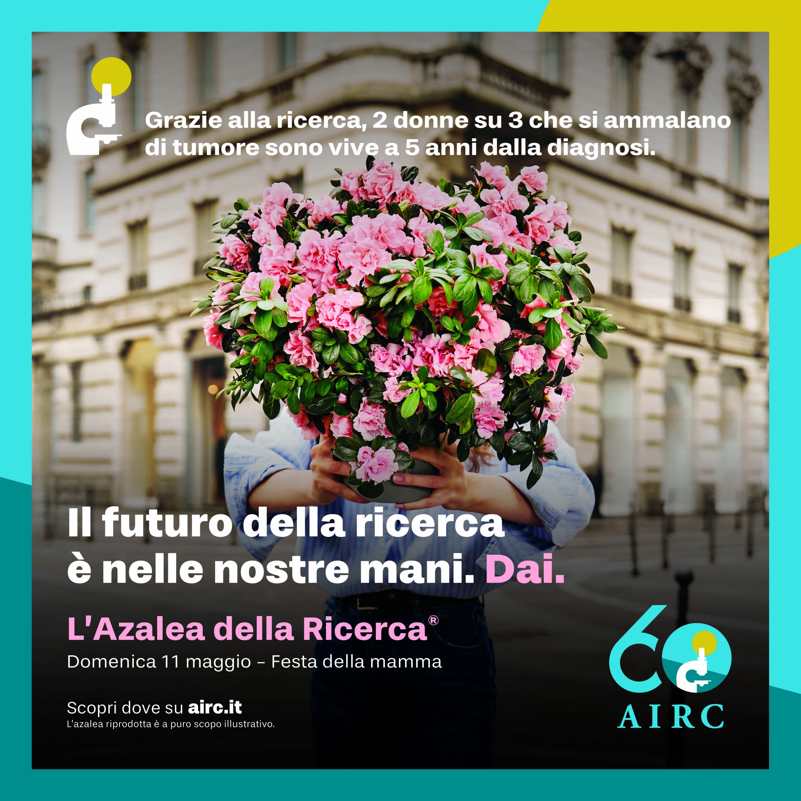 “Azalea della Ricerca”, domenica evento a piazza Duomo