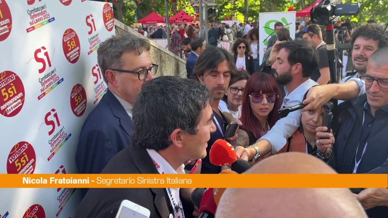 Referendum, Fratoianni “Cinque sì contro la precarietà e la paura”