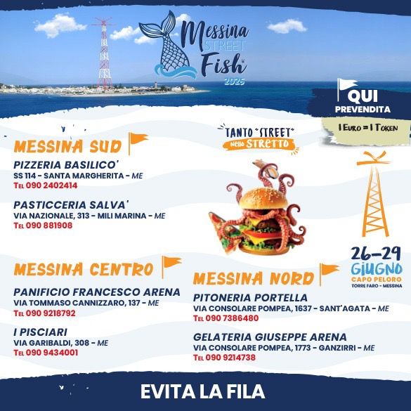 Torna Messina Street Fish, pesce e spettacolo a Capo Peloro