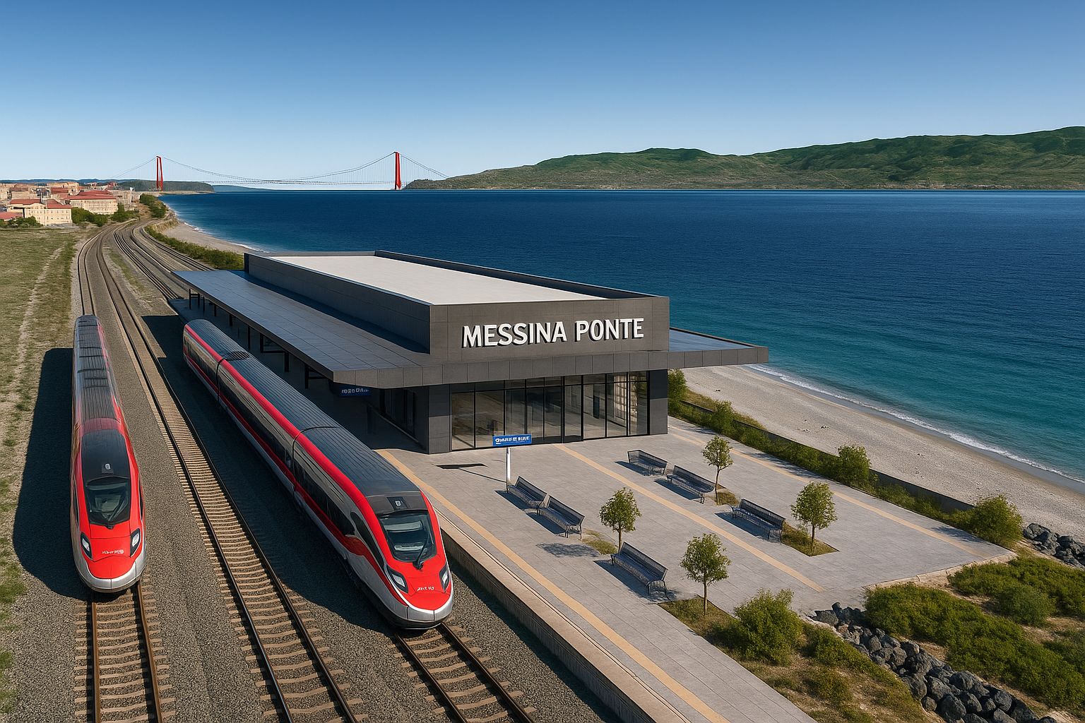 Ecco come potrebbe essere la nuova stazione Messina Ponte