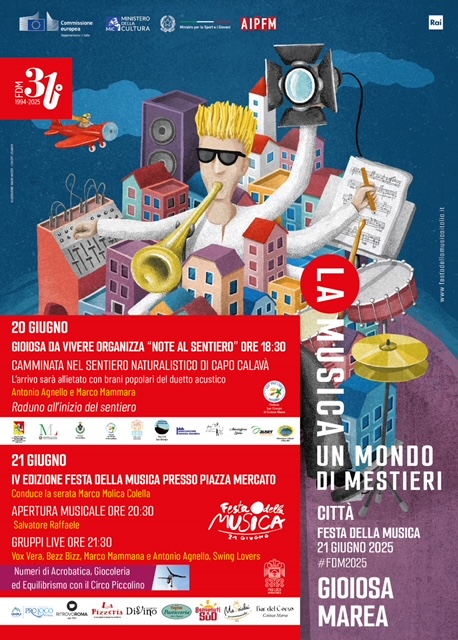 Gioiosa Marea celebra la “Festa della Musica 2025”