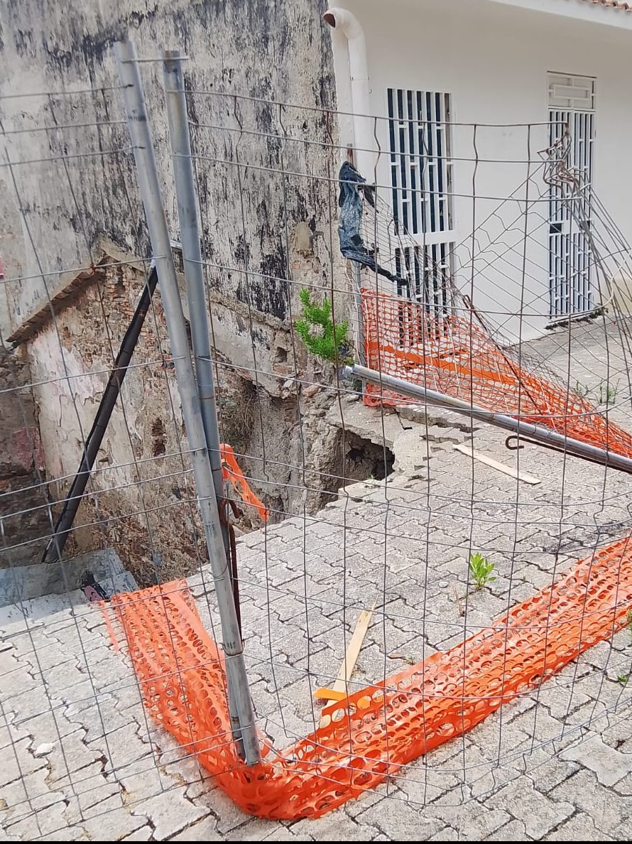 Cumia Superiore, Forza Italia denuncia il rischio sicurezza: “Un bimbo ha rischiato di cadere nella voragine”